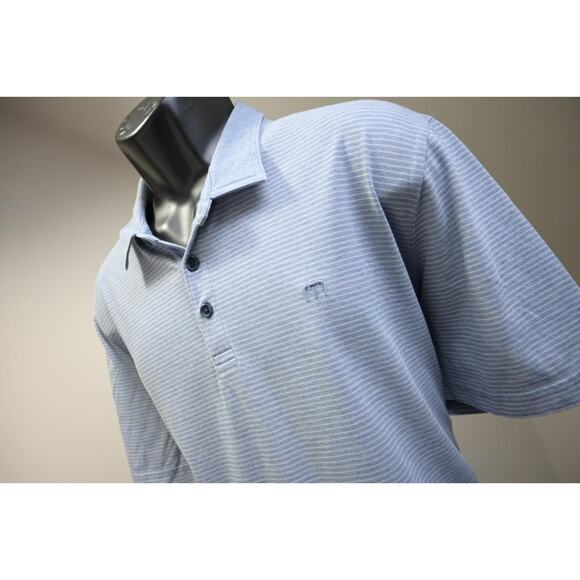 Travis Mathew Other - Travis Mathew Golf Polo Striped Pima Poly Stretch Golf Shirt Mens Size 2XL XXL